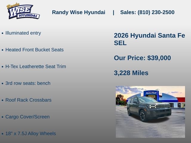 2026 Hyundai Santa Fe SEL AWD