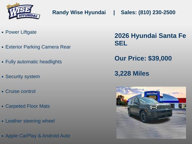2026 Hyundai Santa Fe SEL AWD