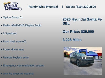 2026 Hyundai Santa Fe SEL AWD
