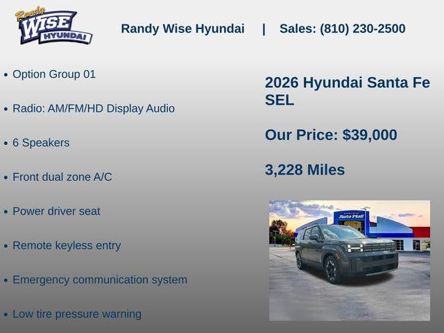 2026 Hyundai Santa Fe SEL AWD