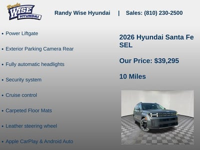 2026 Hyundai Santa Fe SEL AWD