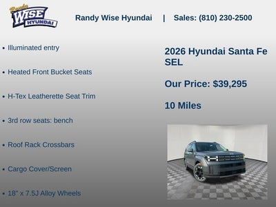 2026 Hyundai Santa Fe SEL AWD