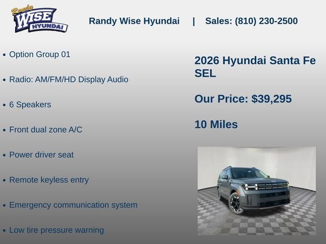 2026 Hyundai Santa Fe SEL AWD