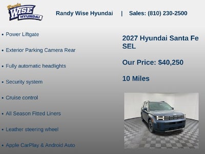 2027 Hyundai Santa Fe SEL AWD