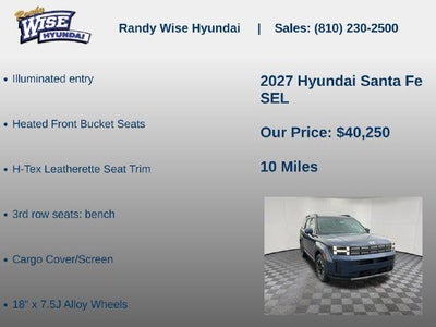 2027 Hyundai Santa Fe SEL AWD