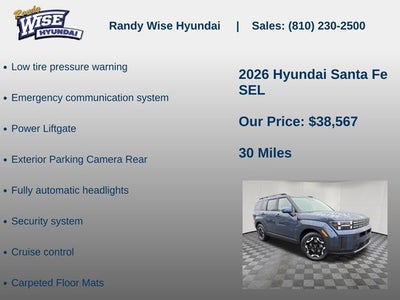 2026 Hyundai Santa Fe SEL AWD