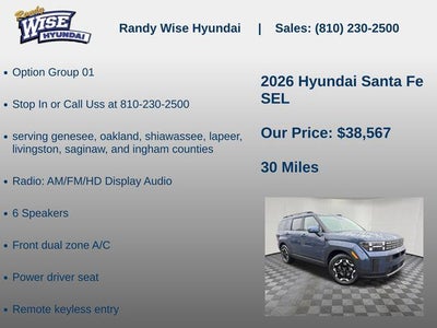 2026 Hyundai Santa Fe SEL AWD