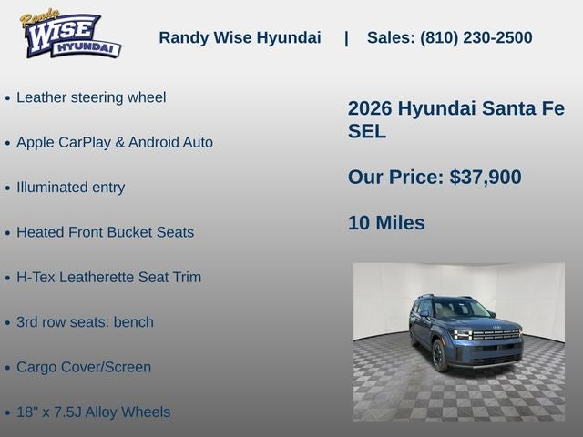 2026 Hyundai Santa Fe SEL AWD
