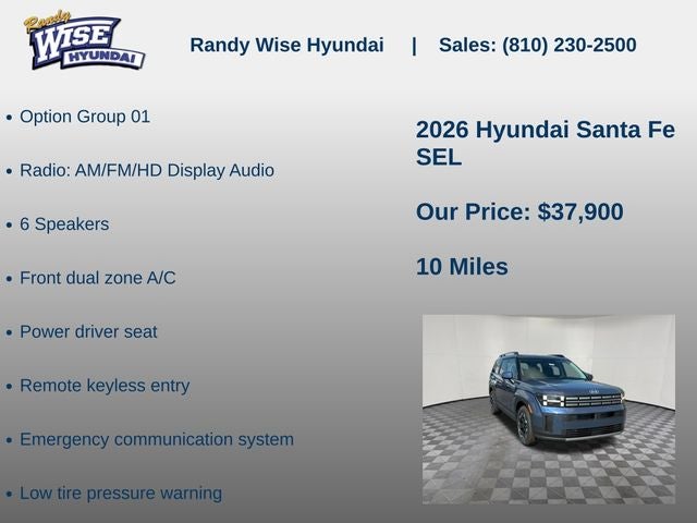 2026 Hyundai Santa Fe SEL AWD