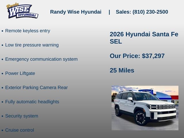 2026 Hyundai Santa Fe SEL AWD