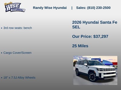 2026 Hyundai Santa Fe SEL AWD