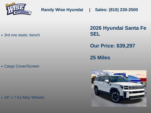 2026 Hyundai Santa Fe SEL AWD