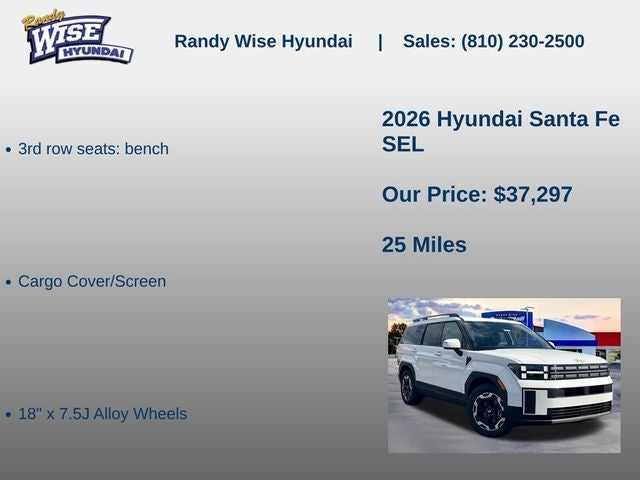 2026 Hyundai Santa Fe SEL AWD