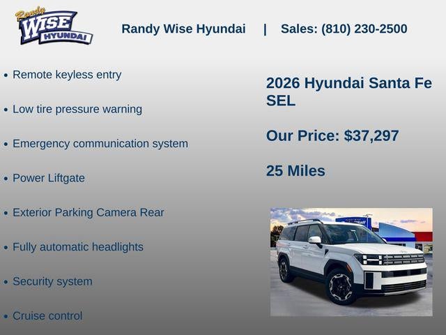 2026 Hyundai Santa Fe SEL AWD