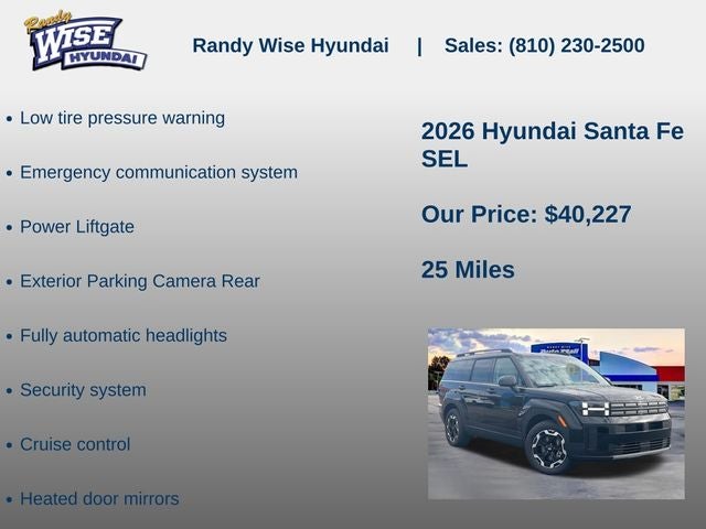 2026 Hyundai Santa Fe SEL AWD
