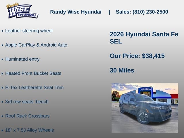 2026 Hyundai Santa Fe SEL AWD