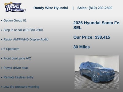 2026 Hyundai Santa Fe SEL AWD