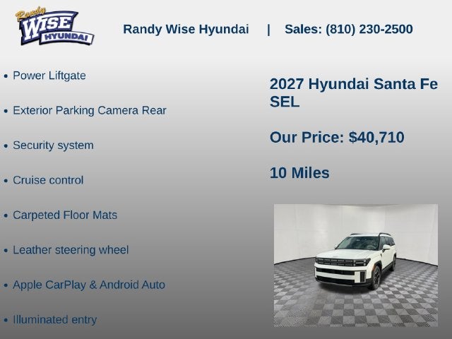 2027 Hyundai Santa Fe SEL AWD