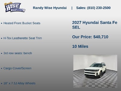 2027 Hyundai Santa Fe SEL AWD