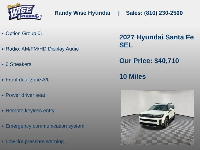 2027 Hyundai Santa Fe SEL AWD