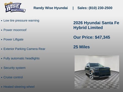 2026 Hyundai Santa Fe Hybrid Limited