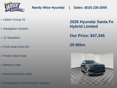 2026 Hyundai Santa Fe Hybrid Limited