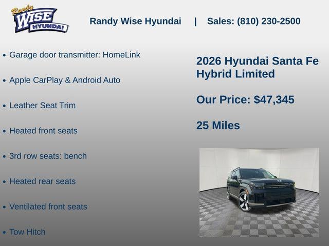2026 Hyundai Santa Fe Hybrid Limited