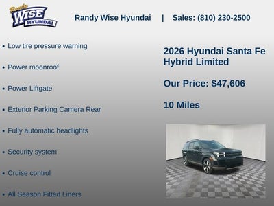 2026 Hyundai Santa Fe Hybrid Limited