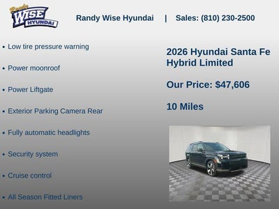 2026 Hyundai Santa Fe Hybrid Limited