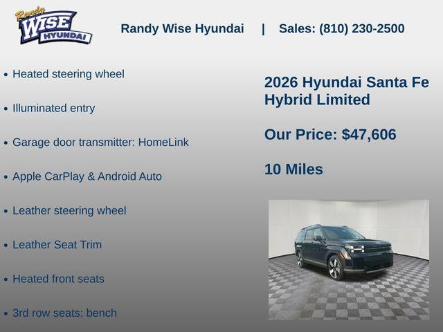 2026 Hyundai Santa Fe Hybrid Limited
