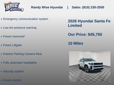2026 Hyundai Santa Fe Limited AWD