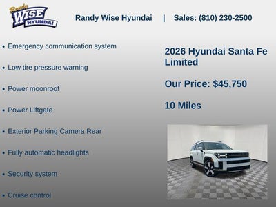 2026 Hyundai Santa Fe Limited AWD