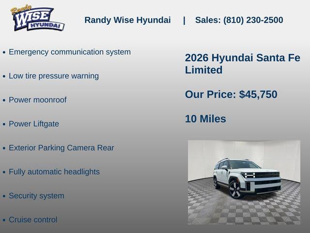 2026 Hyundai Santa Fe Limited AWD
