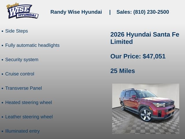 2026 Hyundai Santa Fe Limited AWD