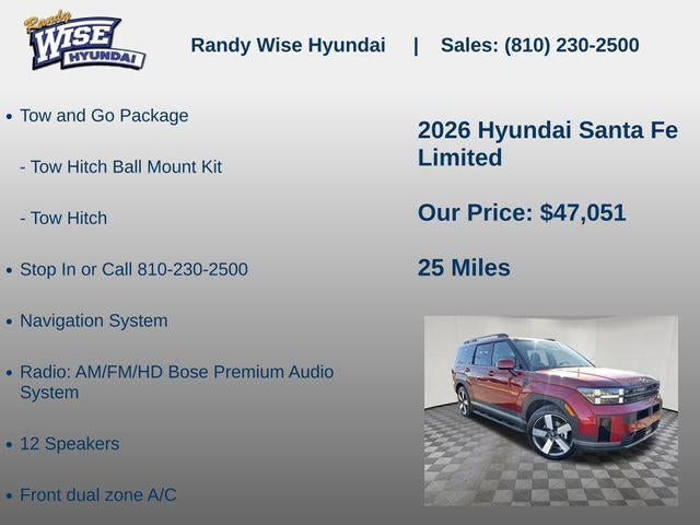 2026 Hyundai Santa Fe Limited AWD