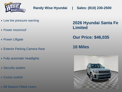 2026 Hyundai Santa Fe Limited AWD