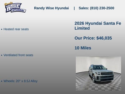 2026 Hyundai Santa Fe Limited AWD