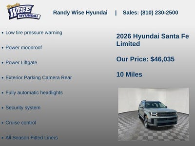 2026 Hyundai Santa Fe Limited AWD