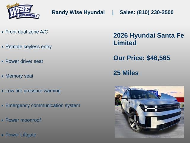 2026 Hyundai Santa Fe Limited AWD