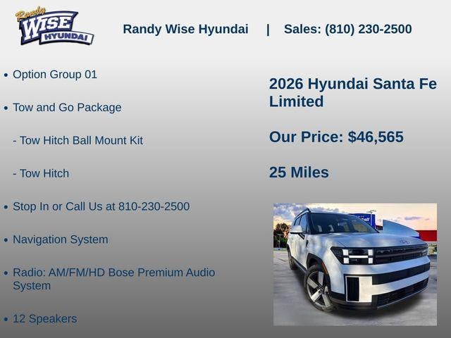 2026 Hyundai Santa Fe Limited AWD