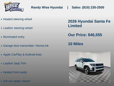 2026 Hyundai Santa Fe Limited AWD