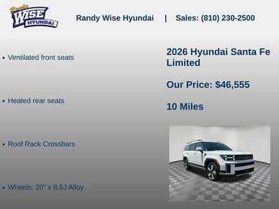 2026 Hyundai Santa Fe Limited AWD