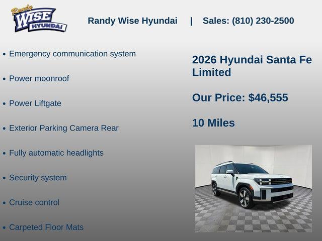 2026 Hyundai Santa Fe Limited AWD