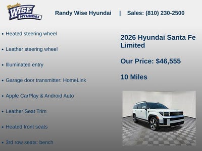 2026 Hyundai Santa Fe Limited AWD