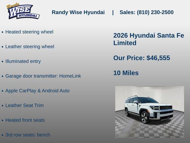 2026 Hyundai Santa Fe Limited AWD