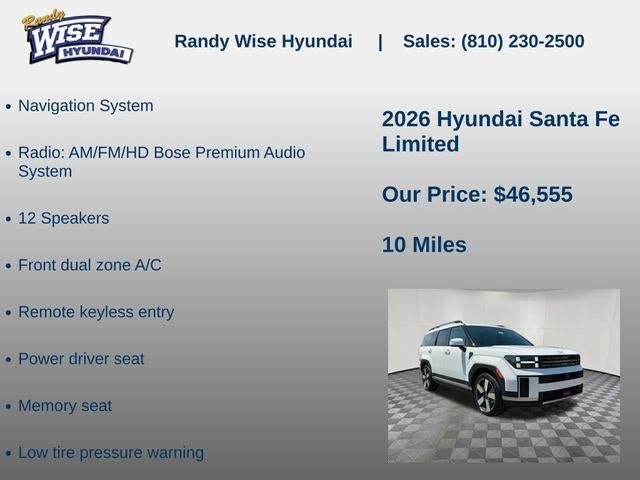 2026 Hyundai Santa Fe Limited AWD