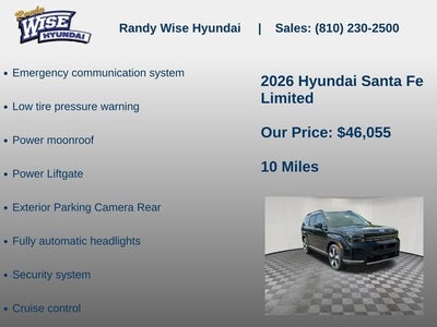 2026 Hyundai Santa Fe Limited AWD