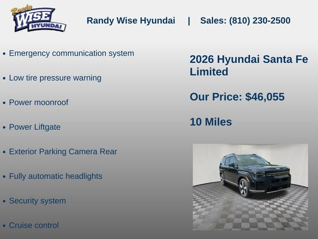 2026 Hyundai Santa Fe Limited AWD