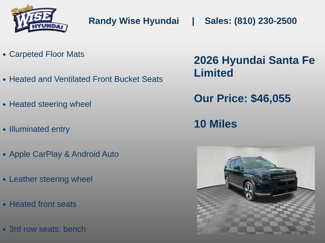 2026 Hyundai Santa Fe Limited AWD