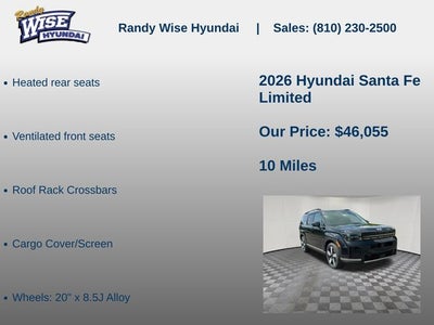 2026 Hyundai Santa Fe Limited AWD